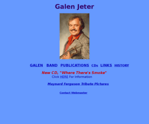 galenjeter.com: galen jeter jazz big band dallas arrangements charts trumpet
galen jeter big band jazz orchestra leader trumpet player charts arrangements