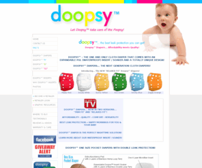 doopsy.com: Doopsy™ One Size Cloth Diapers with PUL / Soaker Insert
Doopsy™ One Size Cloth Diapers with PUL / Soaker Insert. Doopsy™ Cloth Diapers & Inserts - The best leak protection you can get!