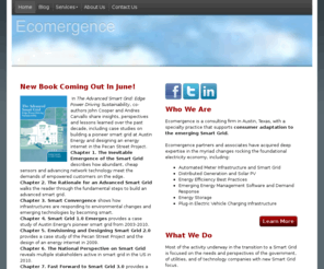 ecomergence.com: Ecomergence - economy and ecology belong together
smart grid and distributed energy resources information and consulting services from the consumer perspective