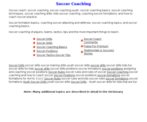 soccercoaching-soccer-coaching.biz: SoccerCoaching Coaching Soccer
Soccer Coaching