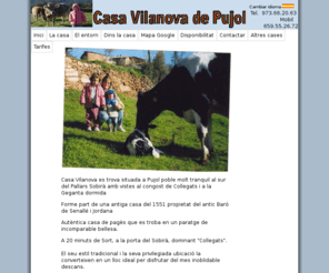 vilanovadepujol.com: Home
Casa rural Pallars sobira