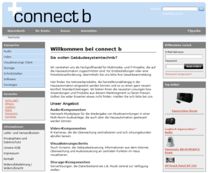 connect-b.com: connect b
Das Online-Angebot für neue innovative Netzwerk-Komponenten, die in die Gebäudesystemtechnik integriert werden sollen.