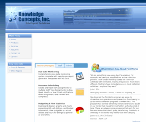 knowledge.org: Welcome to Knowledge Concepts, Inc., the developers of FirmWorks
Knowledge Concepts, Inc. Developers of FirmWorks