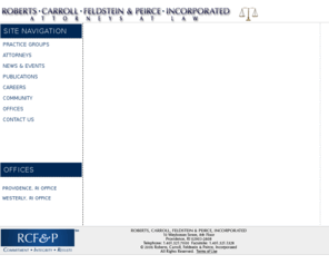 rcfp.com: Roberts, Carroll, Feldstein & Peirce Inc.
Roberts, Carroll, Feldstein & Peirce Inc.