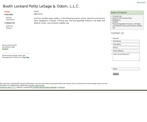 blpllaw.com: Shreveport Criminal Law Attorneys | Louisiana General Civil Practice Torts, Negligence Lawyers, Law Firm -  Booth Lockard Politz LeSage %26 Odom, L.L.C., ,
Shreveport Criminal Law Attorneys of Booth Lockard Politz <br> LeSage & Odom, L.L.C., , pursue cases of Criminal Law, General Civil Practice Torts, and Negligence in Shreveport Louisiana.