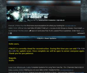 ftalife.com: FTALIFE.com - Latest News Update
Coolsat, pansat, viewsat, neusat forum. Coolsat 5000 platinum, Coolsat 6000 premium, pansat 3500 sd, pansat 2700a, viewsat xtreme, viewsat platinum satellite receiver forum.