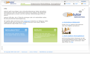 jobtutor.at: Jobtutor Österreich
 Jobtutor ist ein zukunftsweisendes online Berufsberatungstool für IT-Berufe