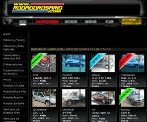 rosariorodado.com: Rodadorosario.com
Rodadosantafe es un sitio web dedicado a la publicación de avisos de compra y venta de vehículos, accesorios y equipamiento para los mismos.