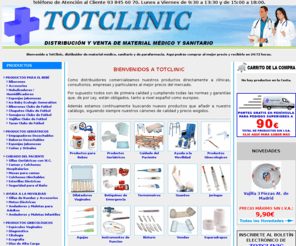 totclinic.org: TOTCLINIC - Venta de Material Médico y Sanitario Desechable
Fabricación y Venta de Material Médico y Sanitario desechable. TotClinic.es