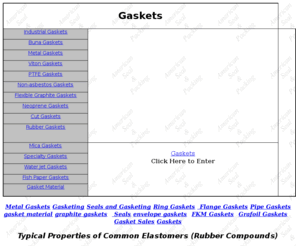 aspgaskets.com: Gaskets
Cut Gaskets, buna, Neoprene and EPDM