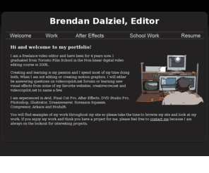 brendandalziel.com: Welcome
