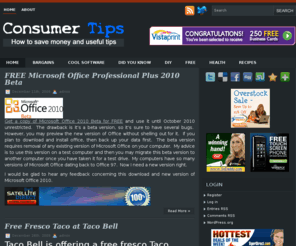 yourconsumertips.com: Consumer Tips
how to save money, free stuff and consumer tips