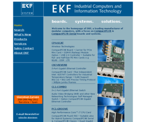 ekf.de: EKF Homepage
Industrial Computers & Information Technology