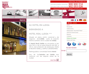 hotelreallleida.com: HOTEL REAL Lleida, Hotel centrico en Lerida, hotel lleida
El Hotel Real Lleida se encuentra situado en pleno centro, junto al conjunto histórico-artístico de la ciudad. El hotel mas centrico de lleida. Tiene una gran calidad y unos precios muy economicos para todo el mundo.