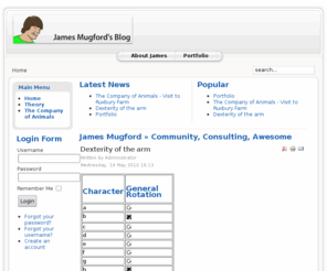 jamesmugford.com: James Mugford » Community, Consulting, Awesome
Community, Consulting, Awesome