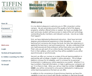 tiffinonline.org: Tiffin University | WELCOME
The NAME located in CITY providing online education and services to COMMUNITY