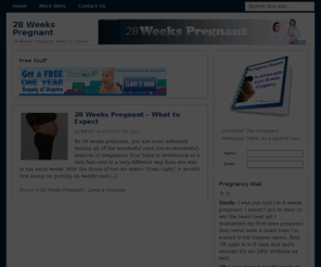 28weekspregnant.info: 28 Weeks Pregnant - What to expect
What should you expect when you are 28 weeks pregnant.  What should the father expect?  How can you handle it?  Find out this and more.