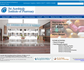 saip.ac.in: Sri Aurobindo Institute of Pharmacy
