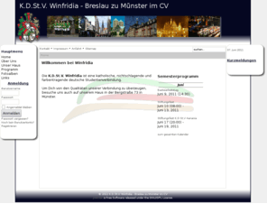 winfridia-breslau.de: K.D.St.V. Winfridia - Breslau zu Münster im CV
Dieses ist der Webseite der K.D.St.V. Winfridia-Breslau