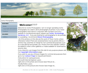 gontzphotography.com: Welcome!
Joomla - the dynamic portal engine and content management system