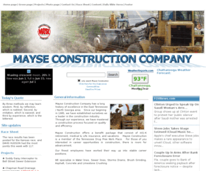 mayseconstruction.com: Mayse Construction Company
With landfill space dwindling, finding a cost effective way to dispose of waste asphalt and concrete has become a priority.  This growing problem has also provided Mayse Construction with an opportunity to expand its business and save you money.