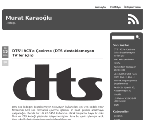 muratkaraoglu.com: Murat Karaoğlu
Murat Karaoğlu kişisel blog sitesi