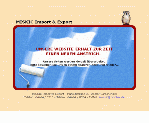 amiskic.de: MISKIC Import & Export
Produktion von Pelzsouvenirs seit 1978.