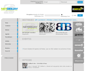 netdeejay.com: NetDeejay.Com - o novo portal da música electrónica
credito,creditos,credito online,credial,cofidis,creditos online,banco,bancos,cetelem, 