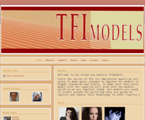 tfimodels.com: Home -
The Fashion department from The 1st Impression Agency