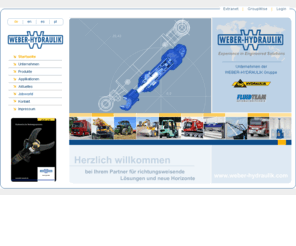 weber.de: WEBER HYDRAULIK - Hydraulikzylinder, Hydraulikkomponenten, Hydrauliksysteme, Rettungsgeräte und Werkstattprogramm
Mehr als 65 Jahre Erfahrung machen WEBER HYDRAULIK zu einem kompetenten Spezialisten für Hydraulikzylinder, Hydraulikkomponenten, Hydrauliksysteme