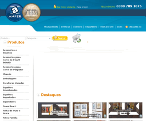 anfer.com.br: ANFER - Máquinas, Gravuras, Passepartout e Acessórios para Molduraria
ANFER - Máquinas, Gravuras, Passepartout e Acessórios para Molduraria. Braço do Norte - SC