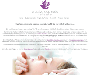 kreativ-kosmetik.info: creative cosmetic by Martina Astner
Willkommen auf der Homepage von creative cosmetic von Martina Astner