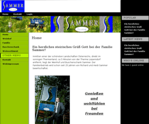 weinhof-sammer.com: Home - Weinhof Sammer
Mambo - the dynamic portal engine and content management system