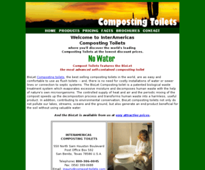 compost-toilets.com: Composting Toilets - Biolet compost toilets
Featuring Biolet composting toilets - compost toilets at a discount for waterless, environmentally friendly disposal of human waste. Economical and environmental solution to septic for cottage, cabin, home or business.