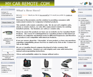 compustarremotes.com: My Car Remote
