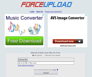 forceupload.com: Force upload - Easy way to share your files
Force upload - Free file upload service