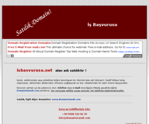 isbasvurusu.net: Satılık Domainler | İş Başvurusu - isbasvurusu.net
İş Başvurusu - isbasvurusu.net alan adı satılıktır !