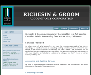 rsgac.com: Richesin & Groom Accountancy Corporation
Richesin and Groom Accountancy Corporation