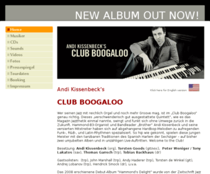 clubboogaloo.com: Home - CLUB BOOGALOO
Homepage der Band CLUB BOOGALOO