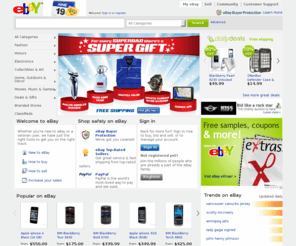 ebay-us.com: eBay - New & used electronics, cars, apparel, collectibles, sporting goods & more at low prices
Buy and sell electronics, cars, clothing, apparel, collectibles, sporting goods, digital cameras, and everything else on eBay, the world's online marketplace. Sign up and begin to buy and sell - auction or buy it now - almost anything on eBay.com