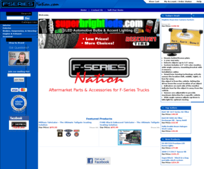 fseriesnation.com: F-Series Nation - Aftermarket Parts & Accessories for Ford F-Series Trucks
F-Series Nation provides all the brand name parts and accessories for your F-150, F-250, or F-250 in one great location. Tired of going to different sites to find the products you want for your F-Series Truck only to wonder if this part actually fits? www.F-SeriesNation.com is dedicated soley to Ford trucks so you can find all of the parts that fit your truck on one website.