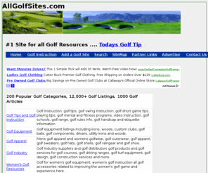 golfhelp.org: #1 Golf Search Engine and Golf Directory - Find golf equipment, golf tips, golf instruction, and all golf resources
All golf resources for the golfer including golf tips, golf instruction, golf equipment, golf articles, golf research and golf reviews