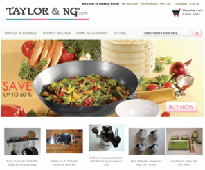 taylorandng.com: Taylor and Ng
woks and mugs to saucepans and pot racks, well designed and versatile products. Known for their Track Rack System for storing pots and pans