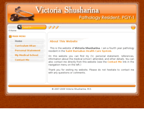 victoriamd.com: Victoria Shusharina, M.D.
Victoria Shusharina, M.D.