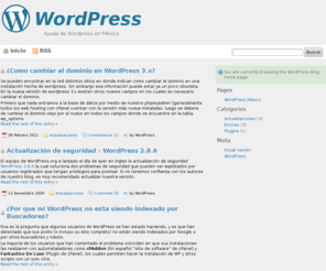 wordpress.org.mx: WordPress México
Página no oficial de ayuda para WordPress en México.
