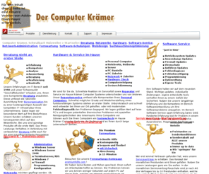 computer-kraemer.de: Saarland: Computer Krämer: PC Reparatur, Computerservice Saarlouis, Netzwerkbetreuung Saarland, günstige Computer Saarland, Computer Schwalbach
Service rund um Ihren Computer/Ihr Netzwerk, Beratung, Hardware, Software, Administration, Fernwartung, Webdesign, Suchmaschinenoptimierung und Vieles mehr