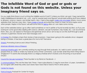 infallibleword.com: No word is Infallible
