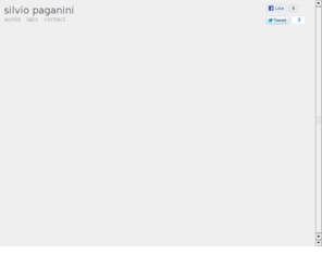 s2paganini.com: silvio paganini + interactive programmer
flash, actionscript, flex, web, internet, portfolio, silvio paganini