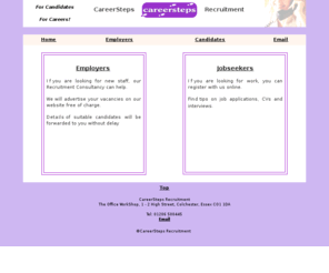 careersteps.co.uk: The Office WorkShop - for Recruitment, Computer Training & Office Services
CareerSteps at The Office WorkShop for Computer Training, Recruitment and Office Services in Colchester and the surrounding area.