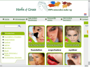 herbs-of-grace.info: Mineralen Make-up webwinkel
Herbs Of Grace: 100% natuurlijke en dierproefvrije mineralen om je schoonheid nog meer te laten stralen